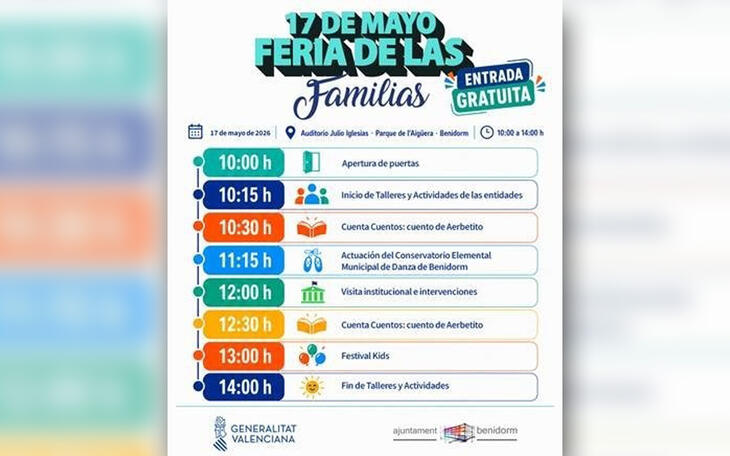 El Parque de l’Aigüera alberga este domingo la Feria de las Familias de la Comunitat Valenciana